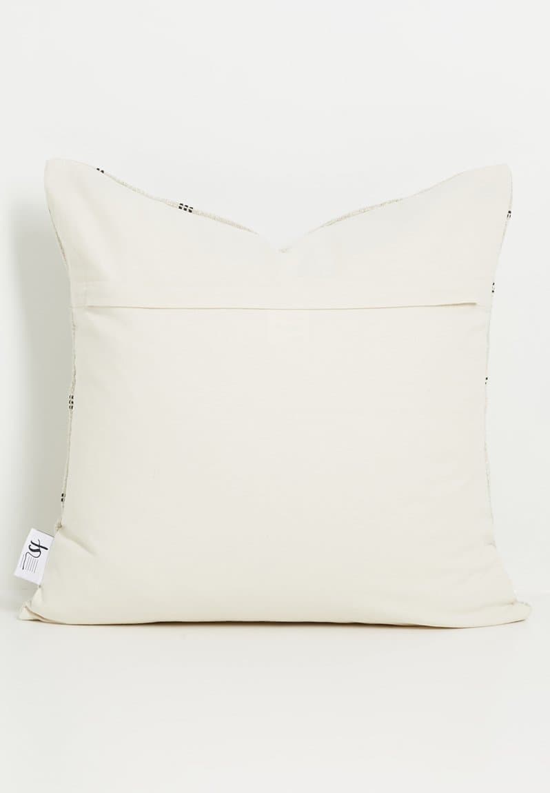 Reese Stripe Cotton Woven Cushion cover Neutral, view 2