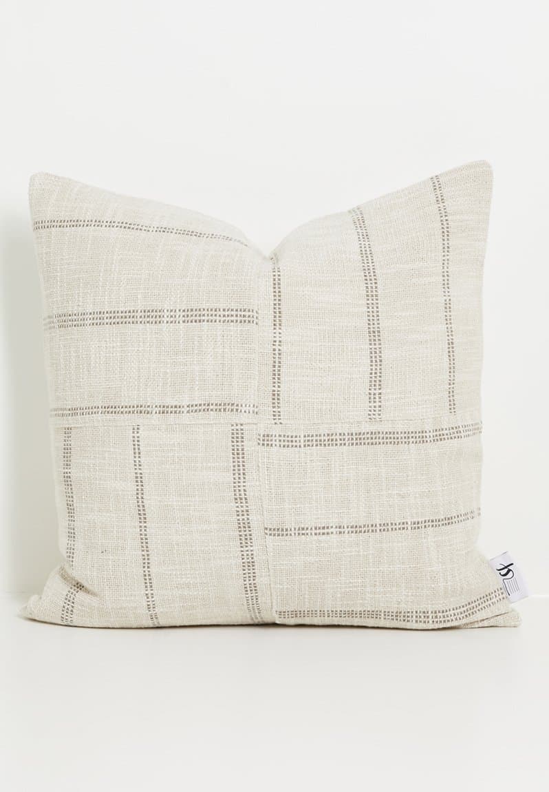 Reese Stripe Cotton Woven Cushion cover