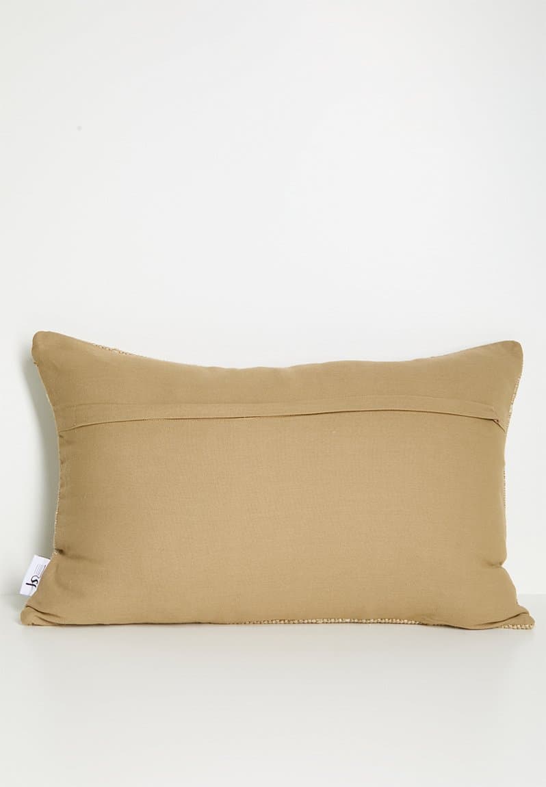 Fin Jute & Cotton Woven Cushion Cover, view 2
