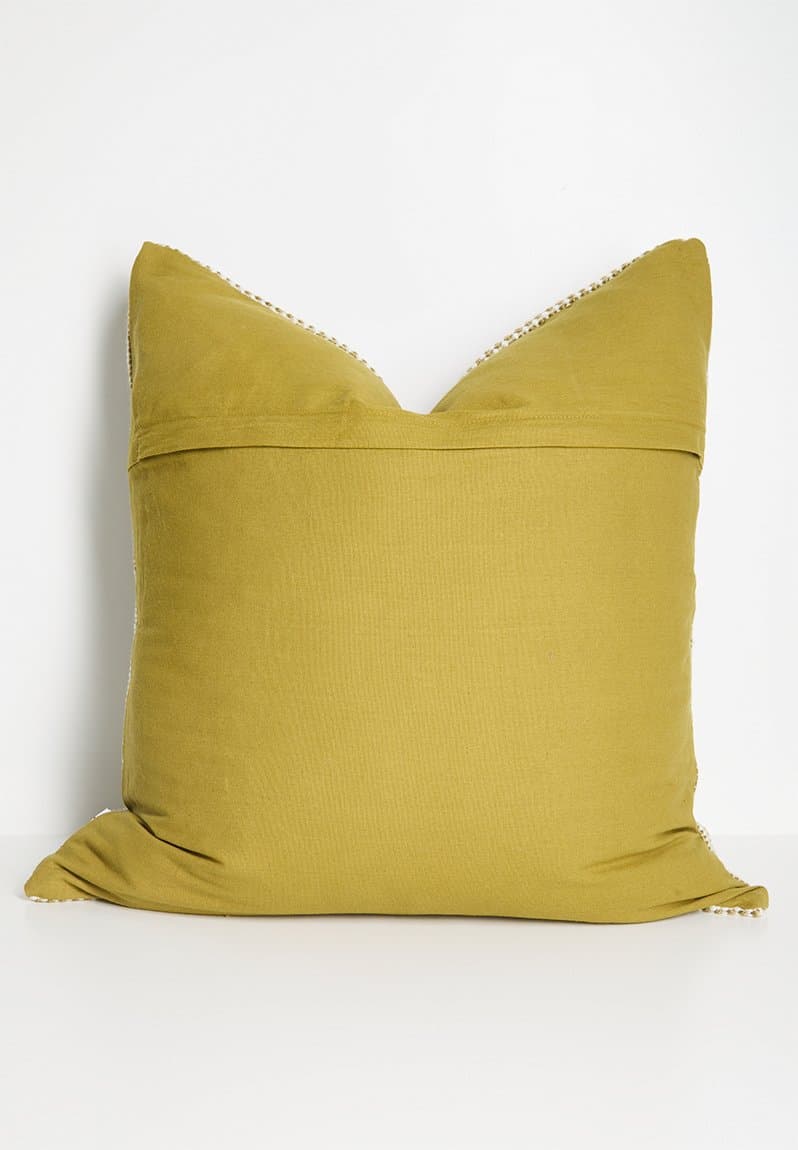 Aspen Outdoor/Indoor Cushion Cover Mustard, view 2