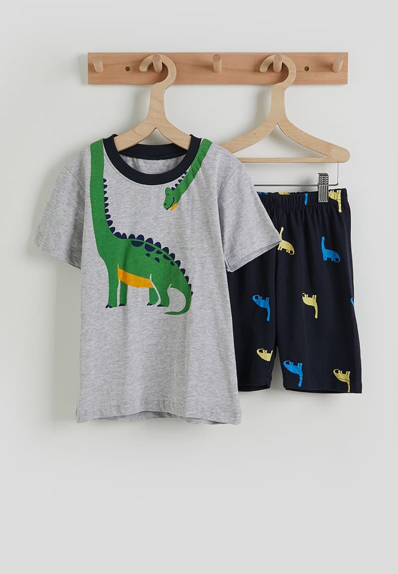 Dino tee and aop shorts