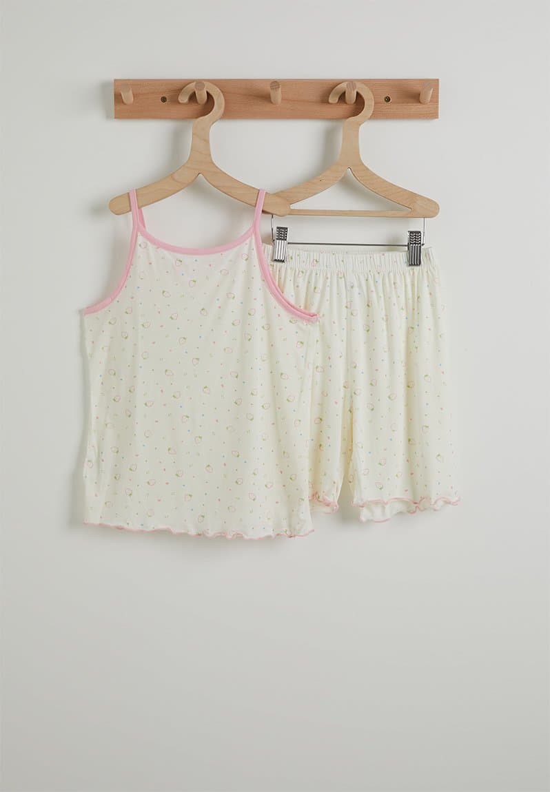 Aop cami and shorts pj set