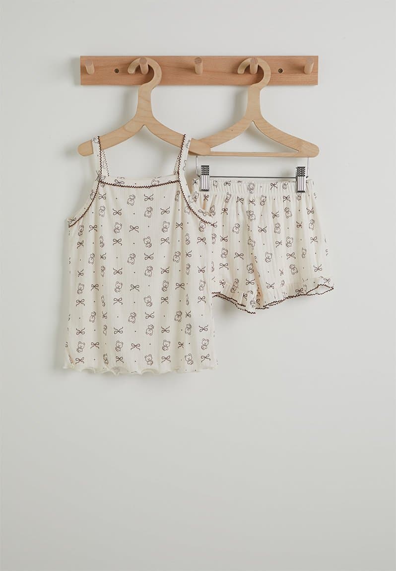 Aop cami and shorts pj set