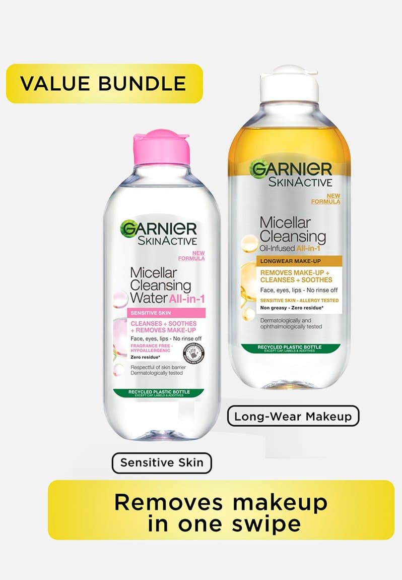 Micellar Cleansing Sensitive + Oil in Water Bundle