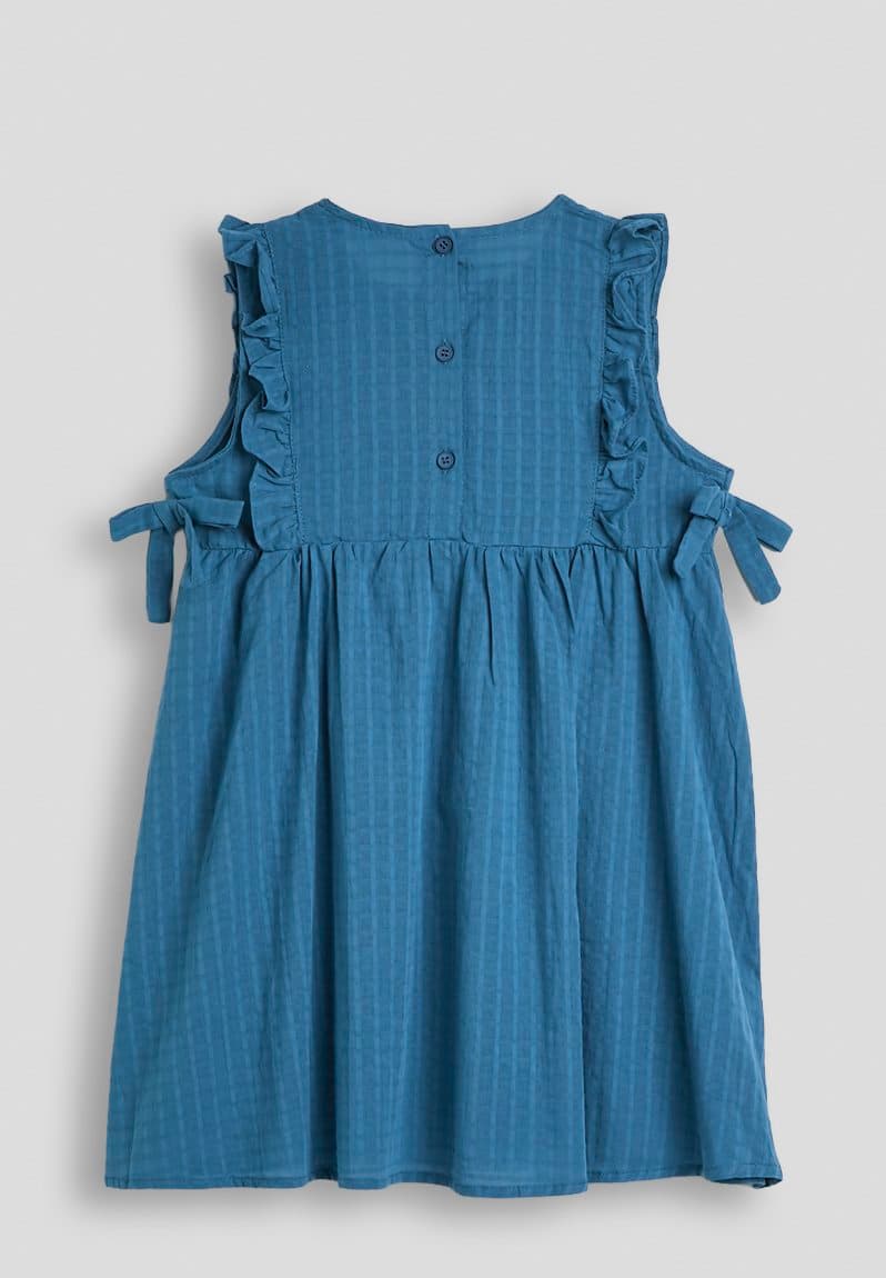 Frilled edge bodice dress capri, view 2