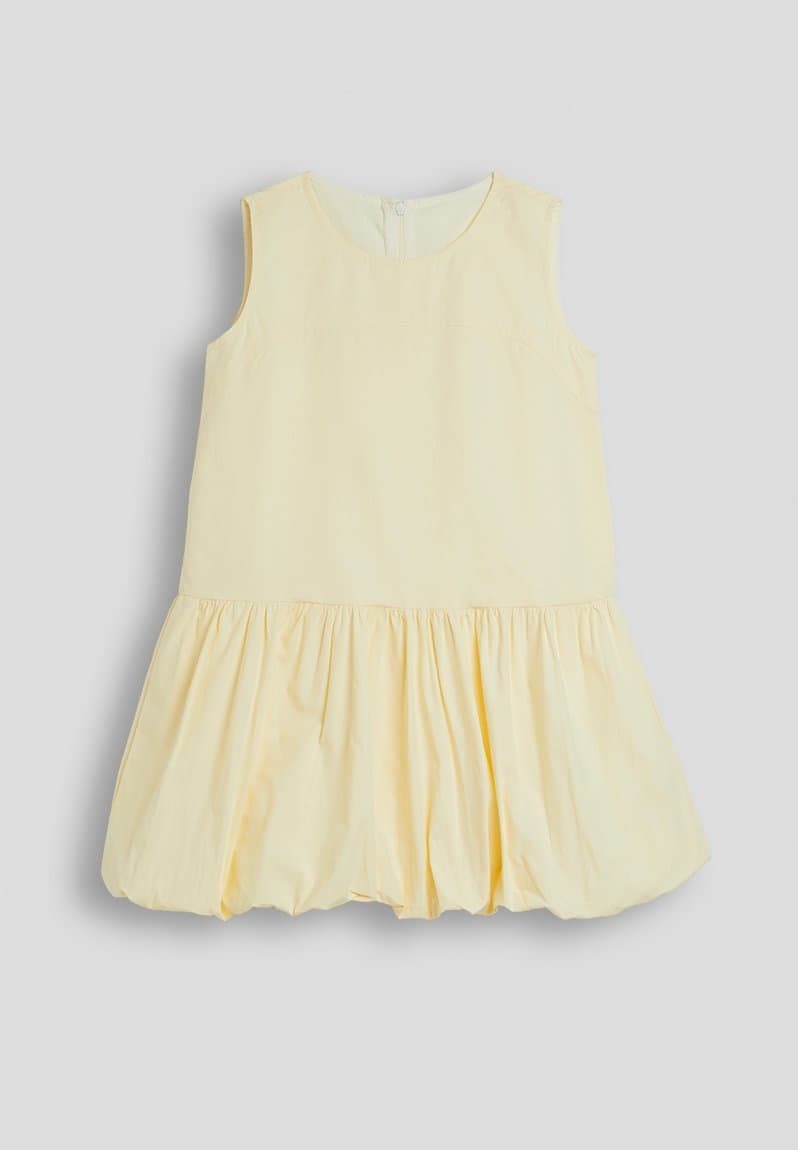 Ruffle hem sundress with gathered skirt