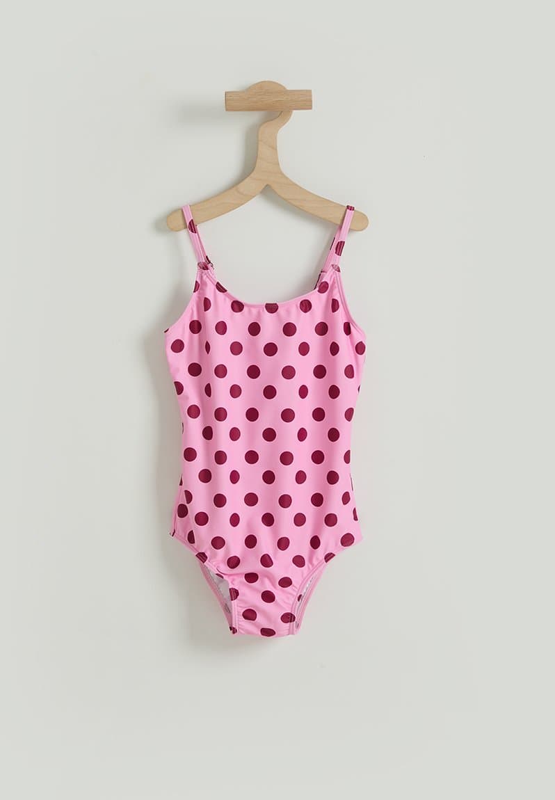 Polk dot one piece swimsuit
