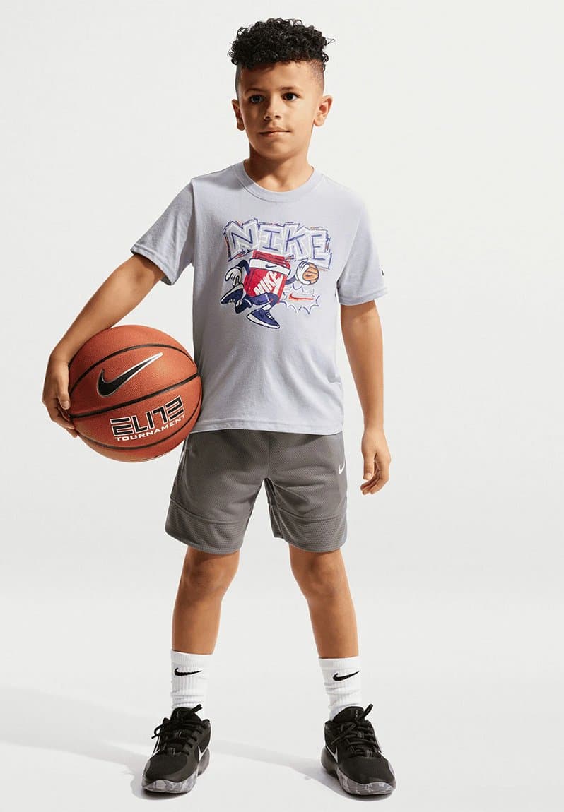 Nkb Chalky Boxy Bball Tee Ghost