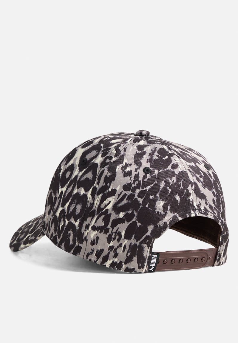 Ess Elevated Aop Bb Cap Buttercream-Leopard, view 2