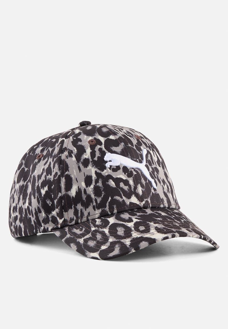 Ess Elevated Aop Bb Cap Buttercream-Leopard