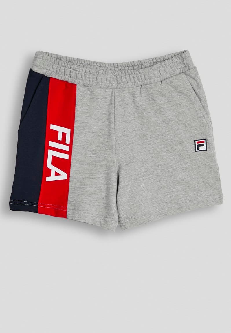 Dustin Shorts Grey Melange/Fila Blue/Fila