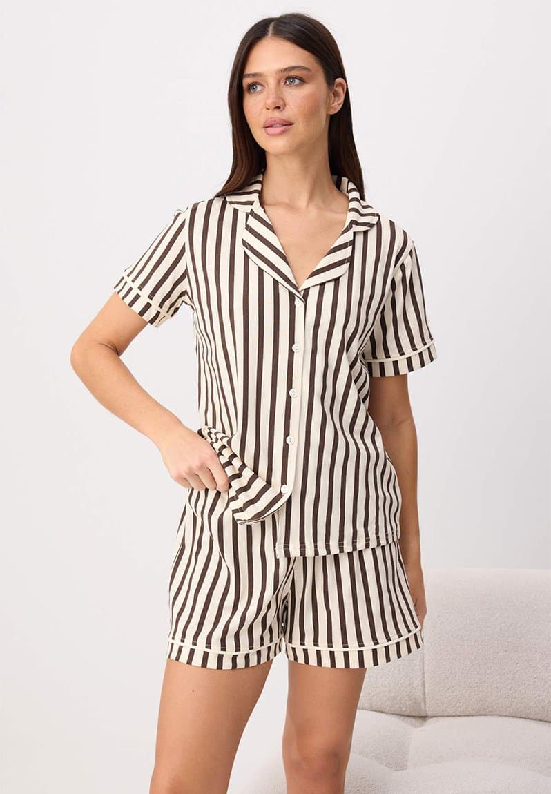 Striped pajamas set