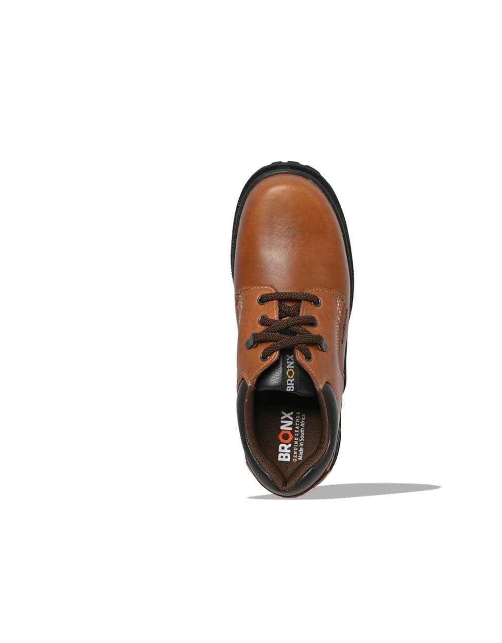 Bronx, Leather Frank, Casual Oatmeal Lace Up, view 2