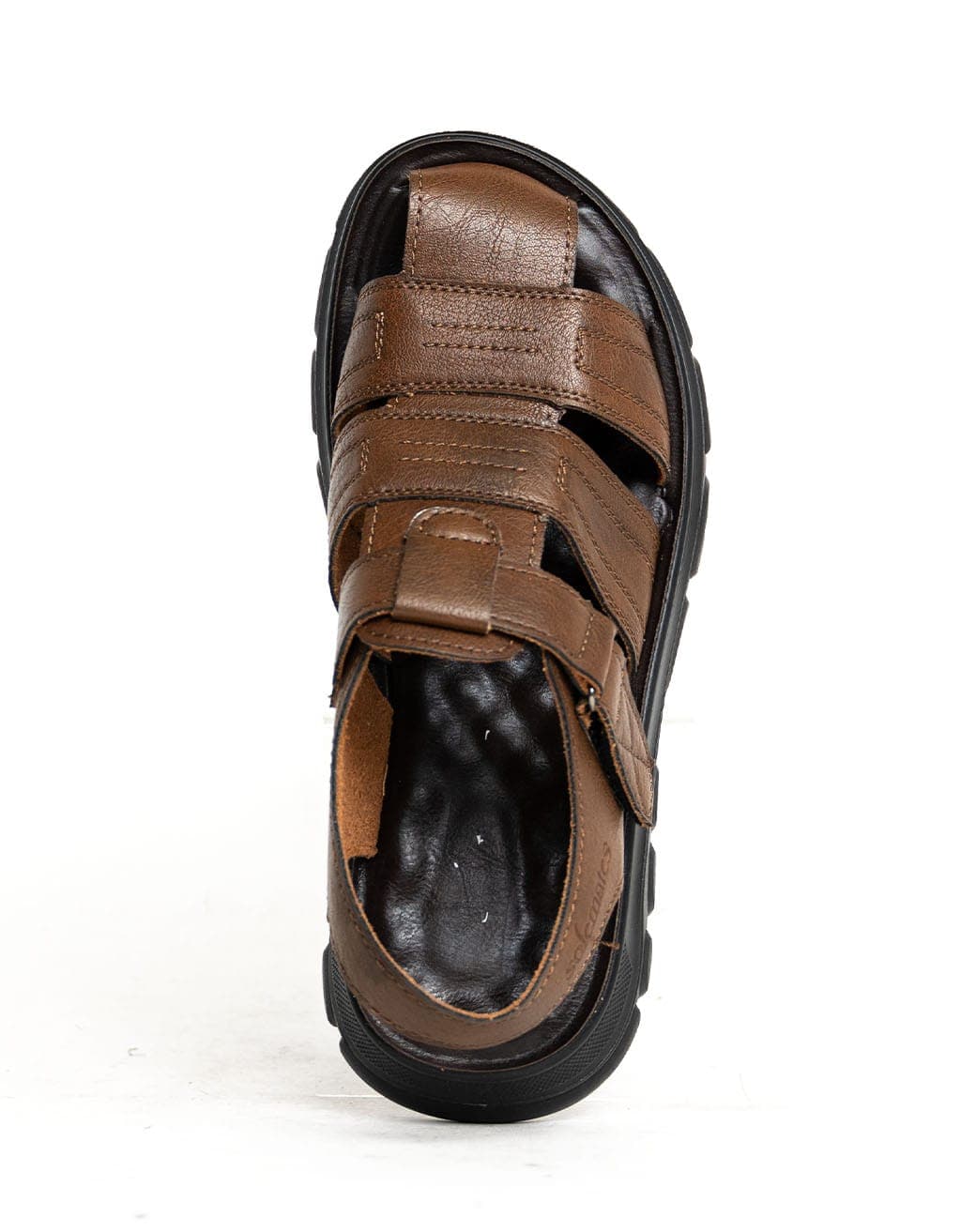 Solemates By Bronx, Charlie, Casual Brown Sandals, view 2