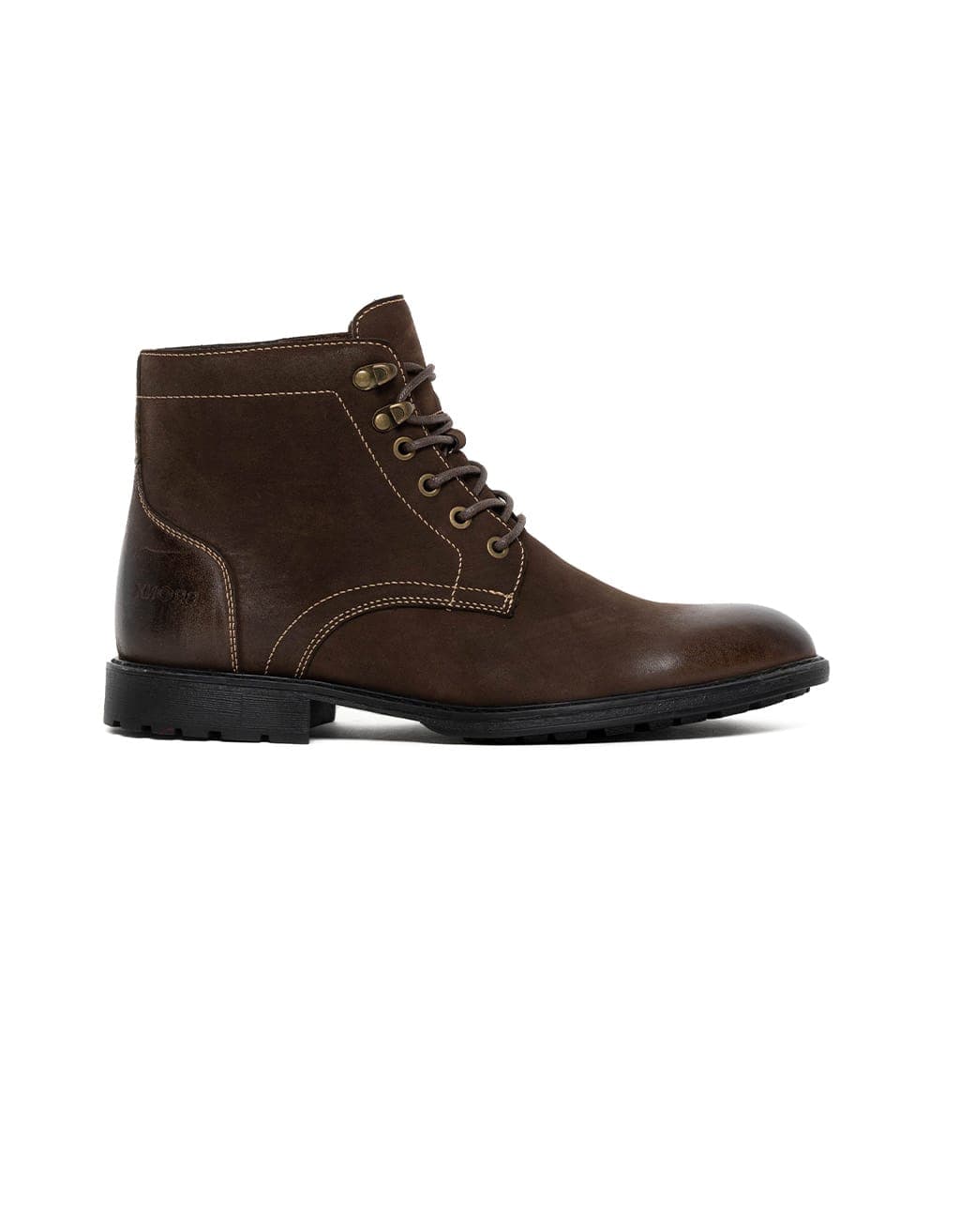 Bronx, Leather Cobain, Casual Brown Boot