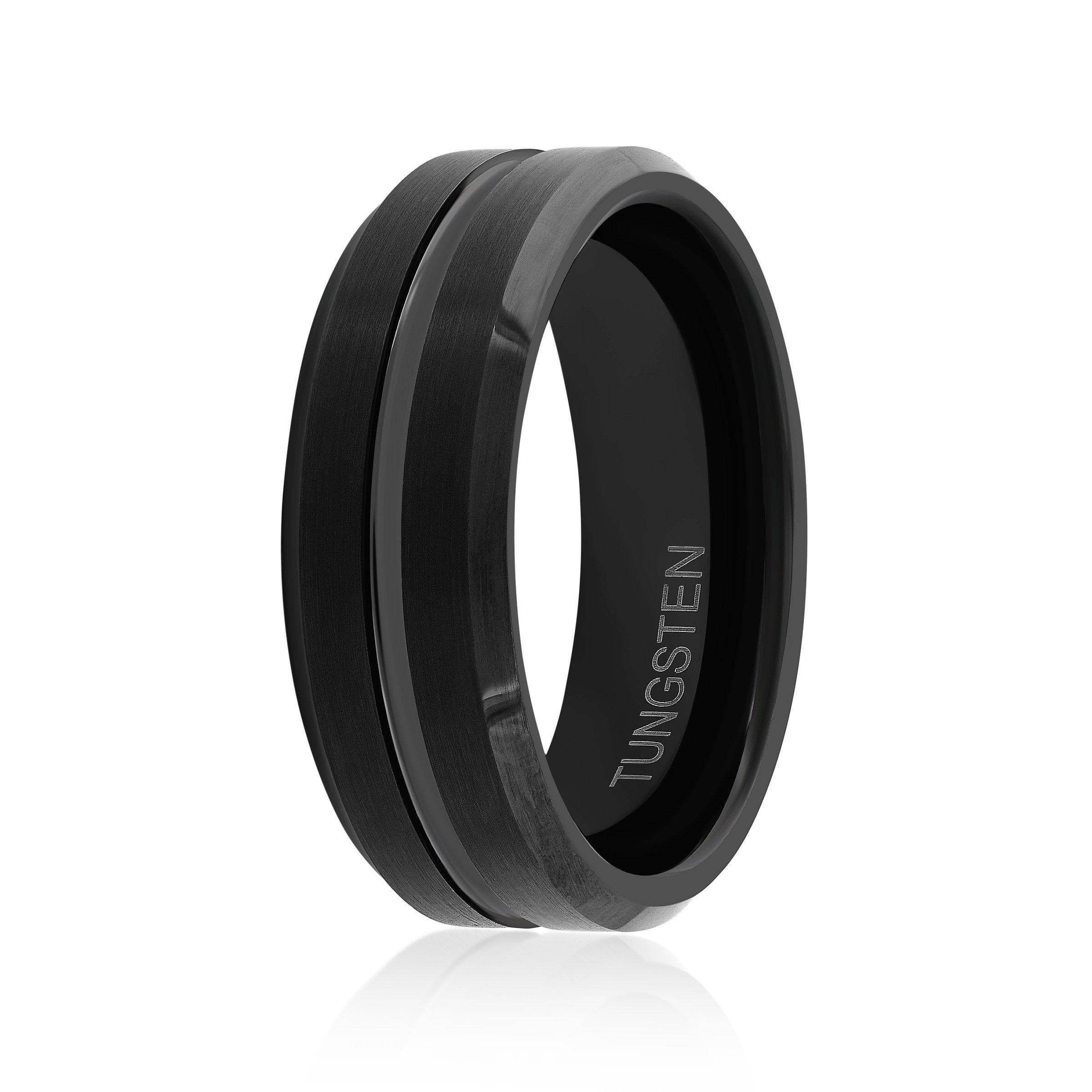 Matt Black Ring