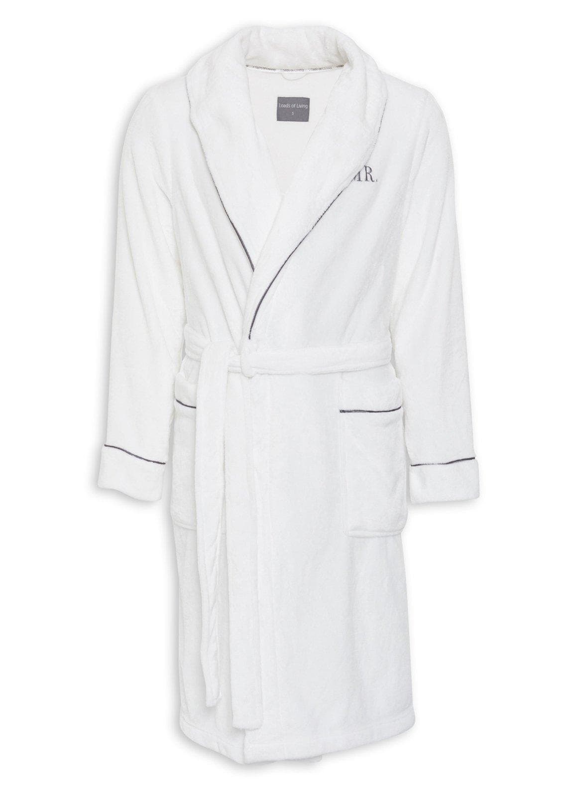 White Plush Gown