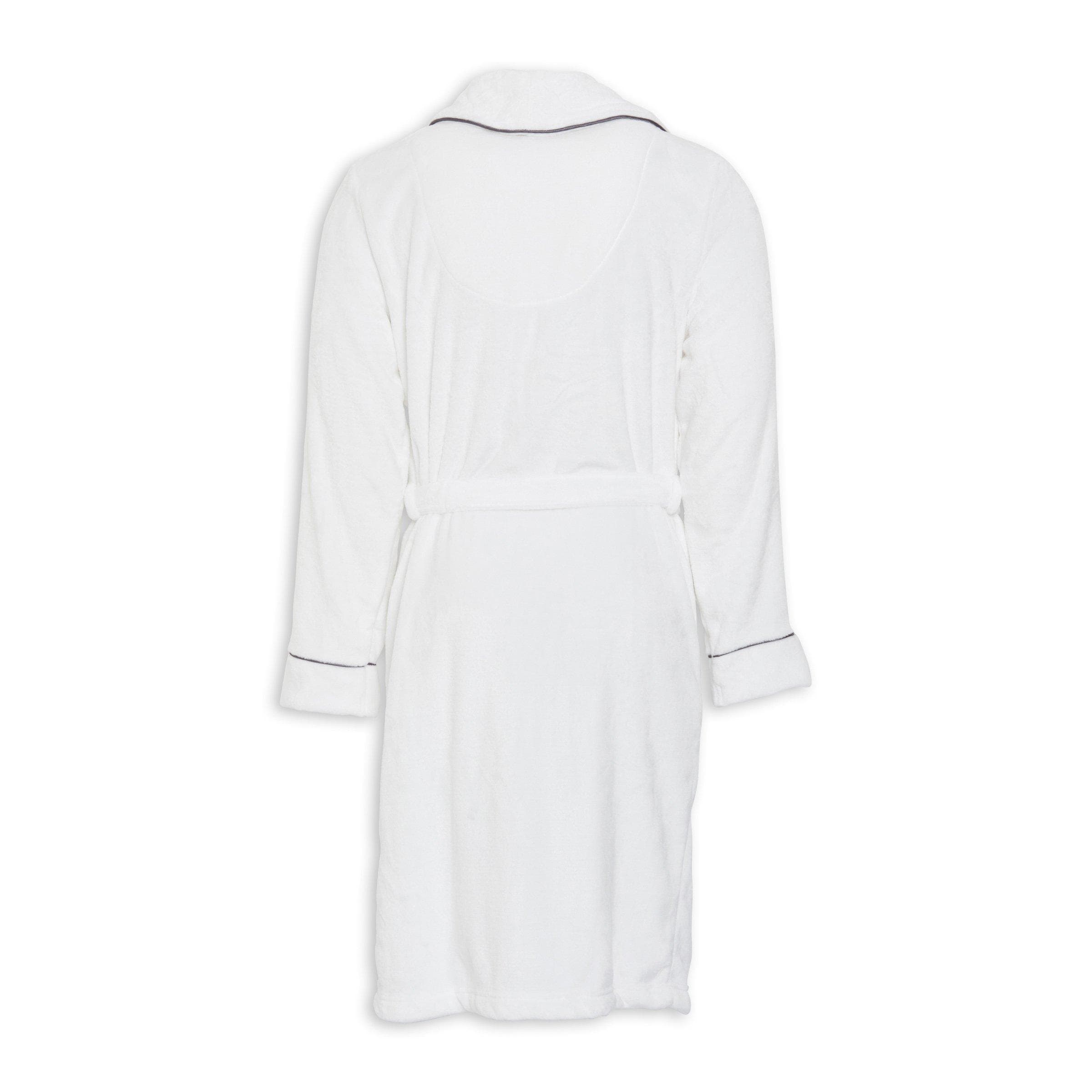 White Plush Gown, view 2