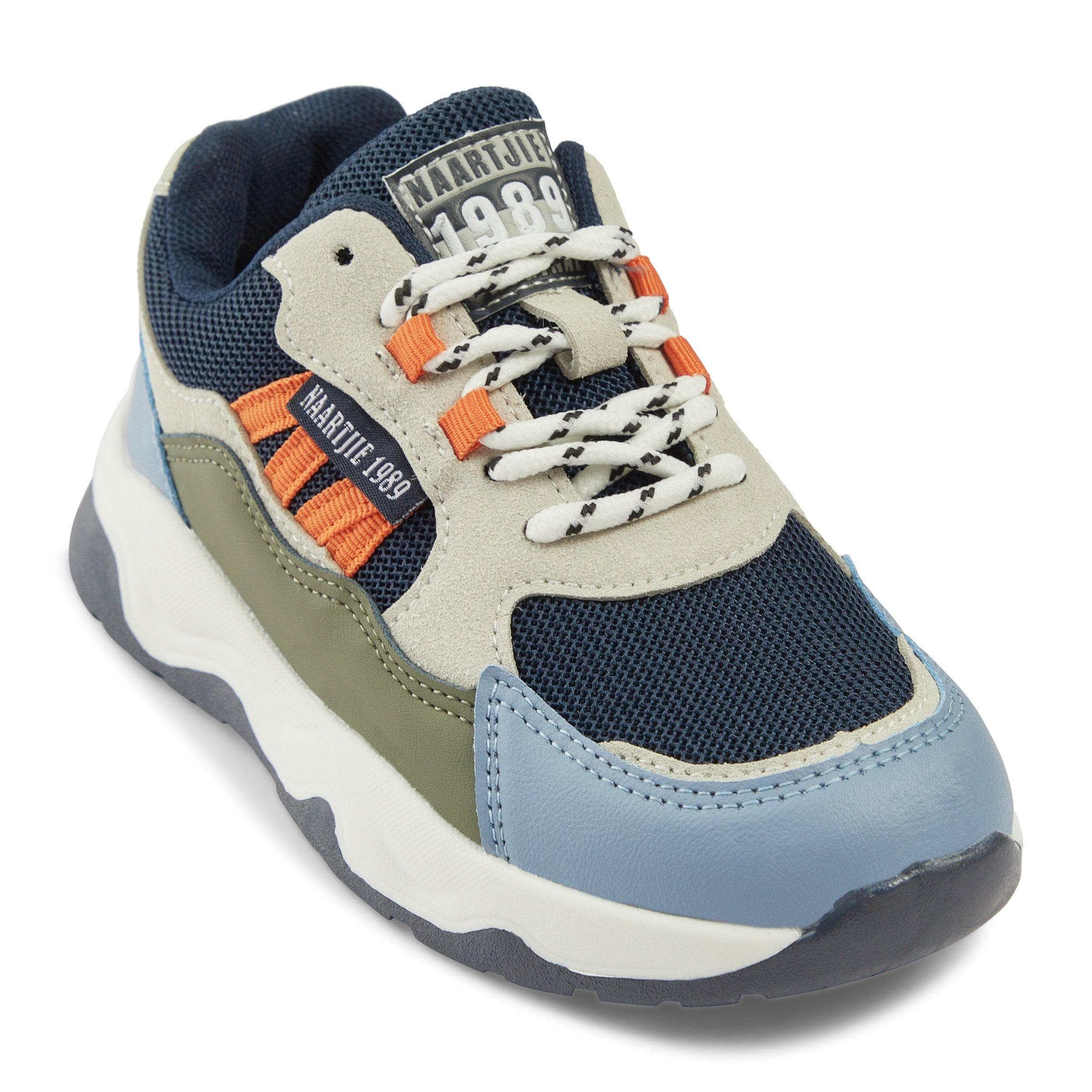 Baby Boys Blue Runner Sneakers, view 2
