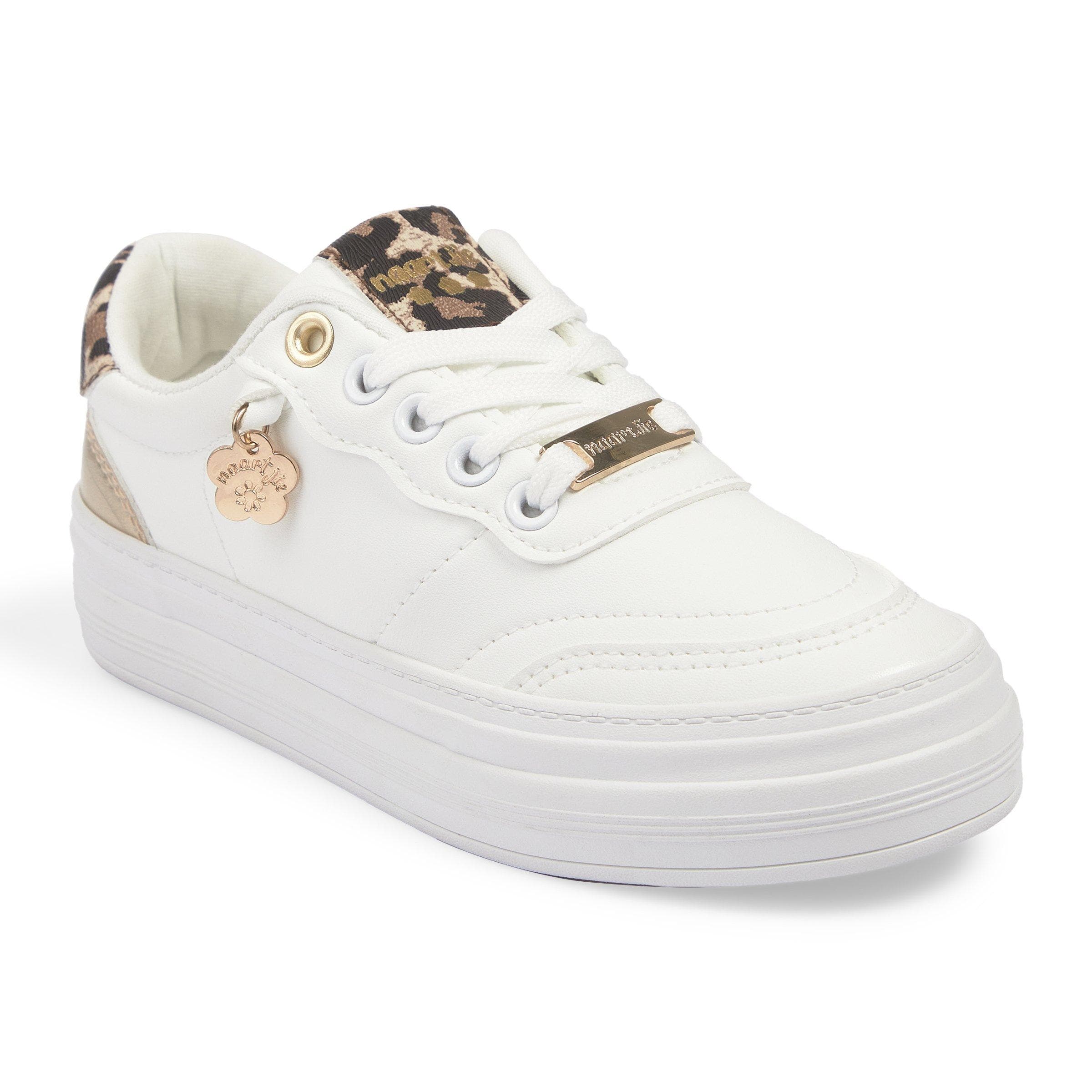 White Platform Sneakers, view 2
