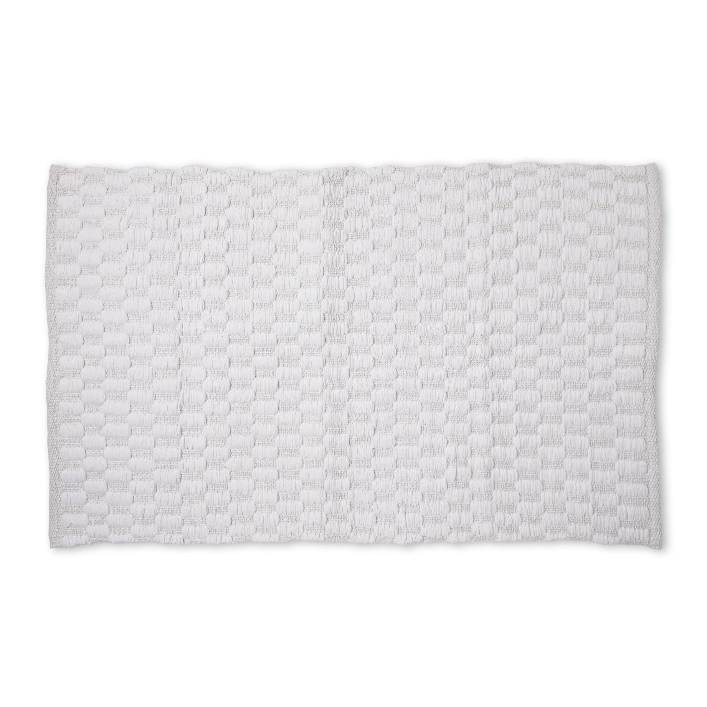 Bubble Bathmat White 60x90