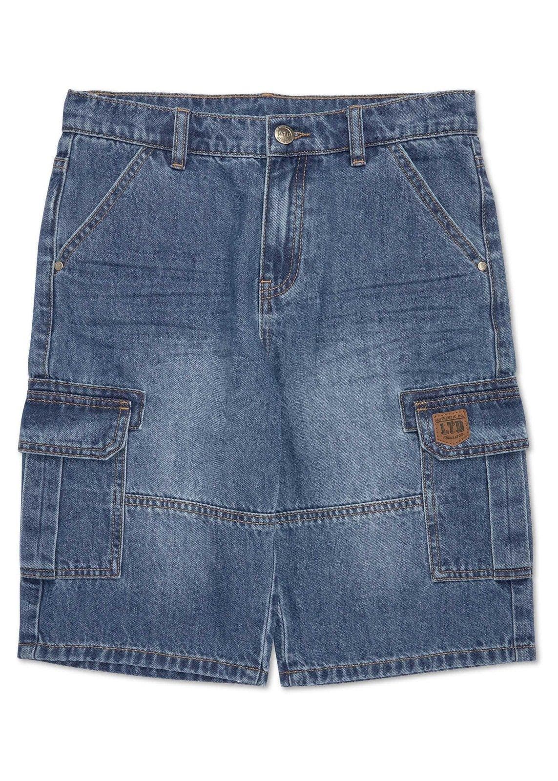 Indigo Denim Shorts