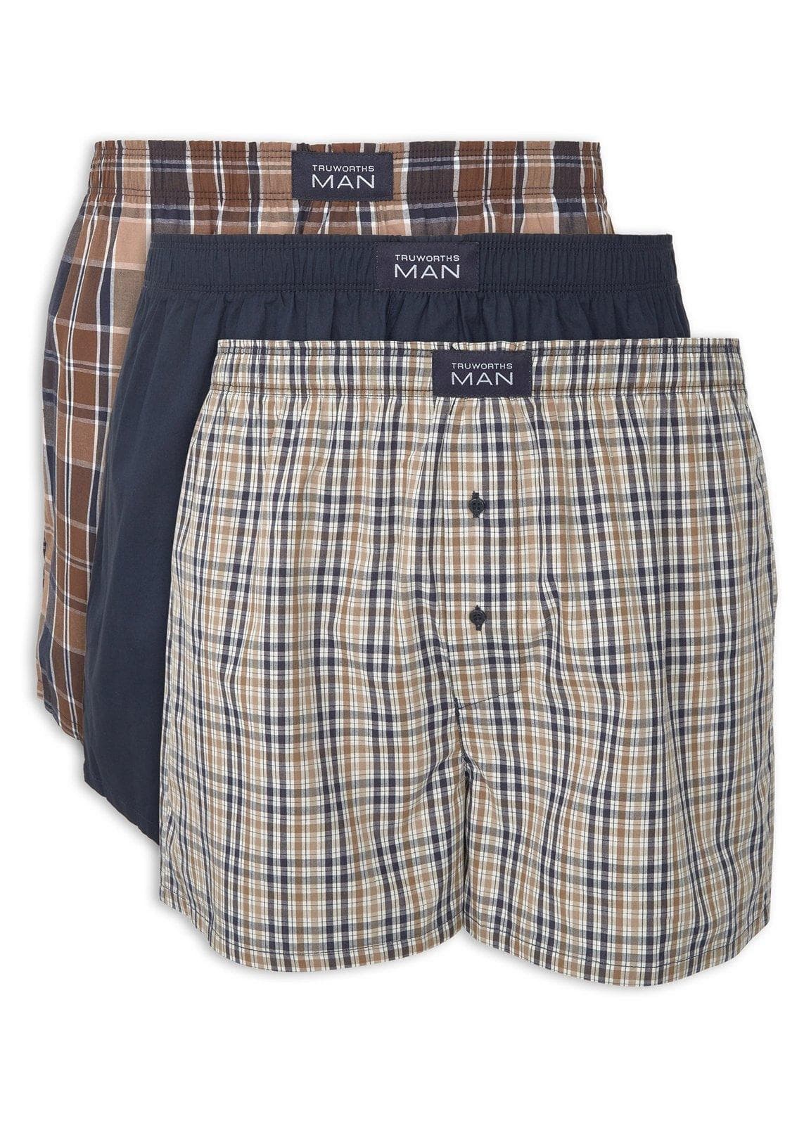 Tan 3-Pack Boxers