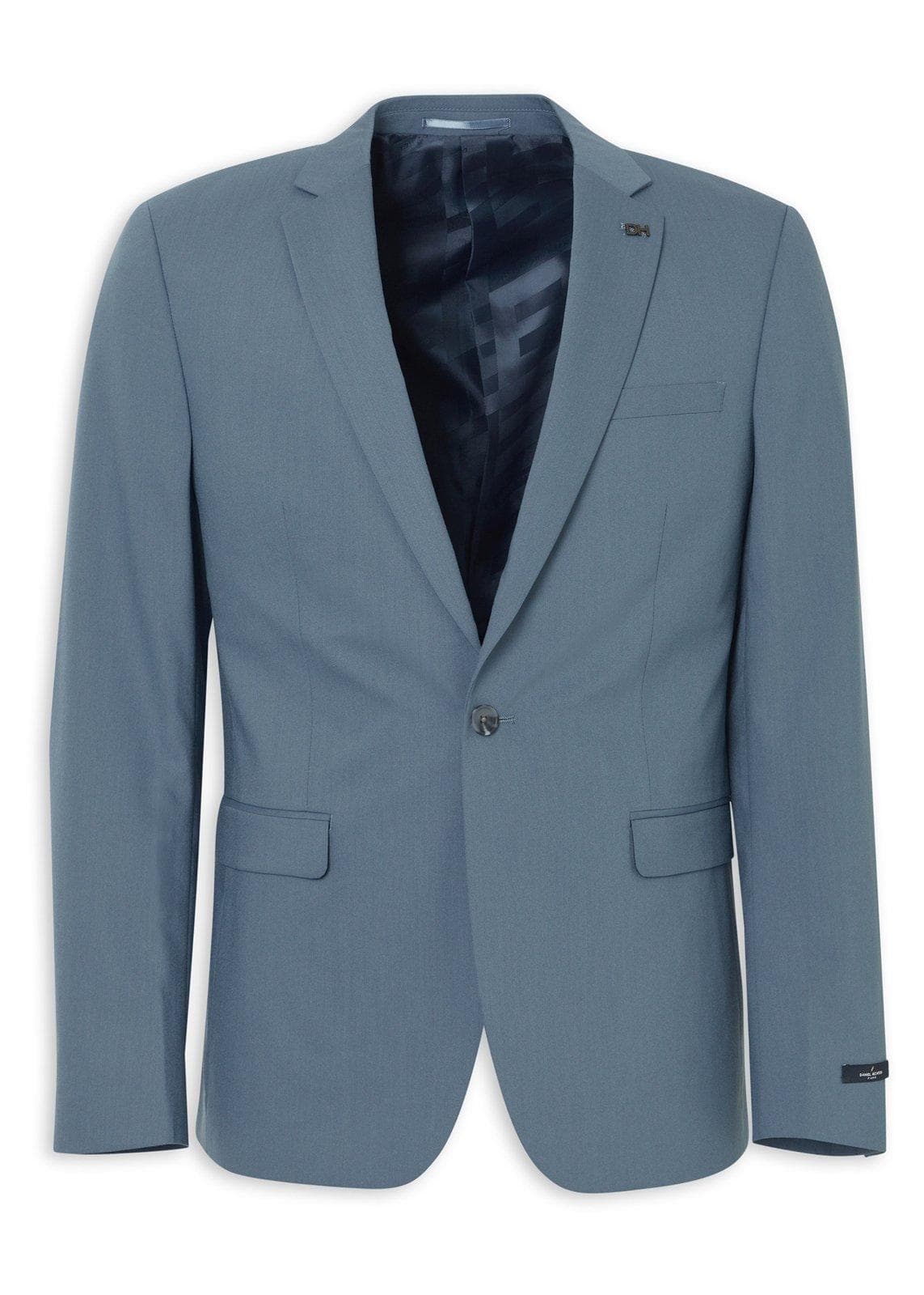 Blue Slim Fit Co-ord Blazer