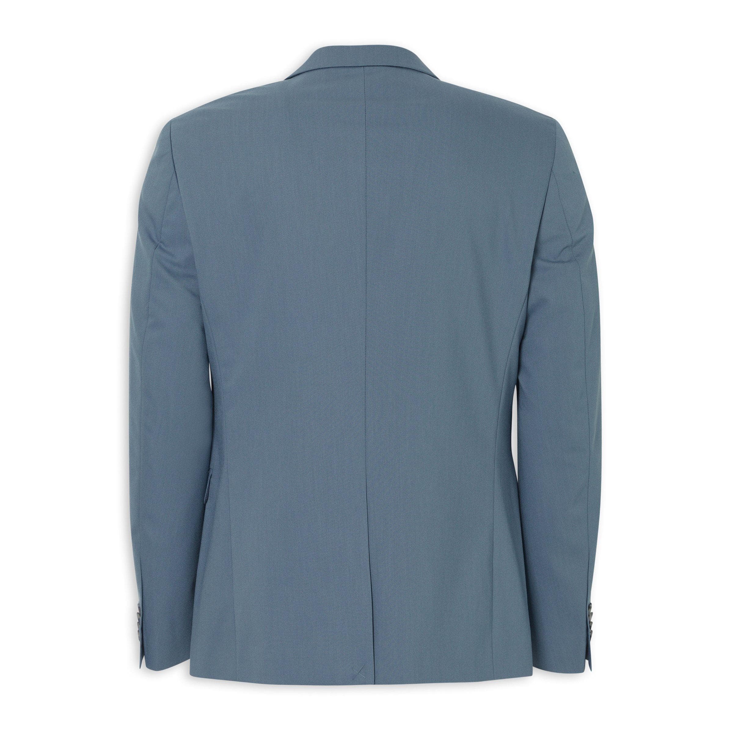 Blue Slim Fit Co-ord Blazer, view 2
