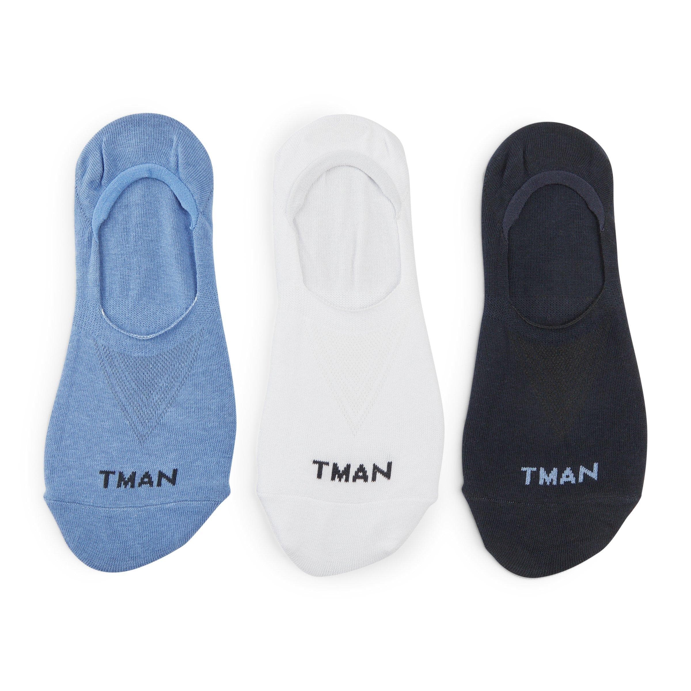 3pk Navy Mesh Socks