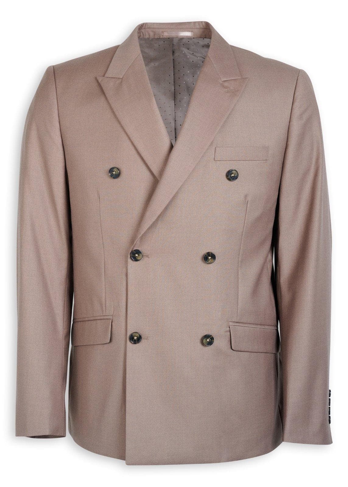 Brown Double Breasted Blazer