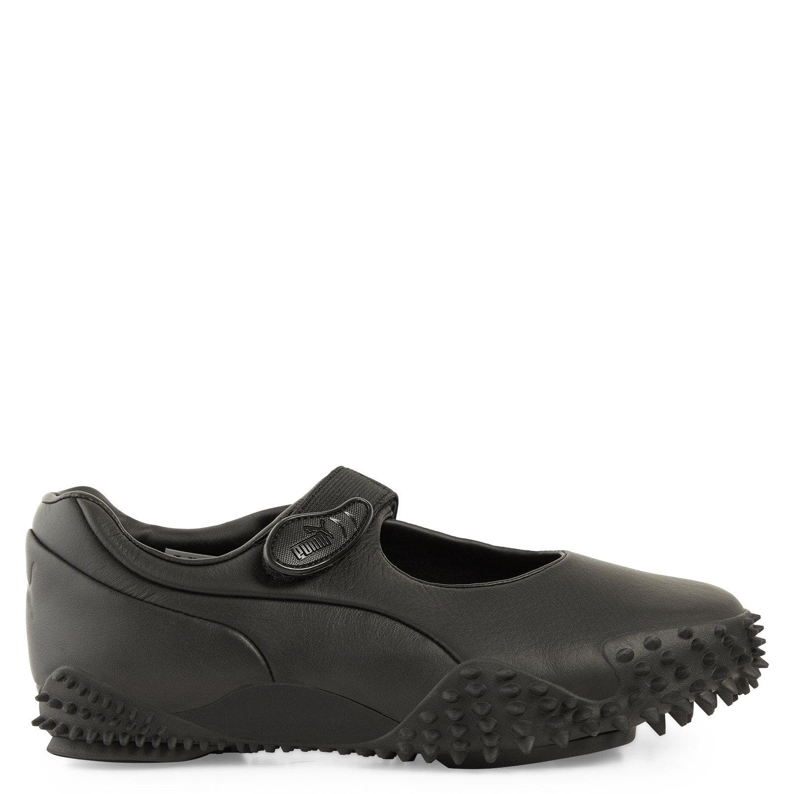 Black Mostro Fey Leather Sneakers