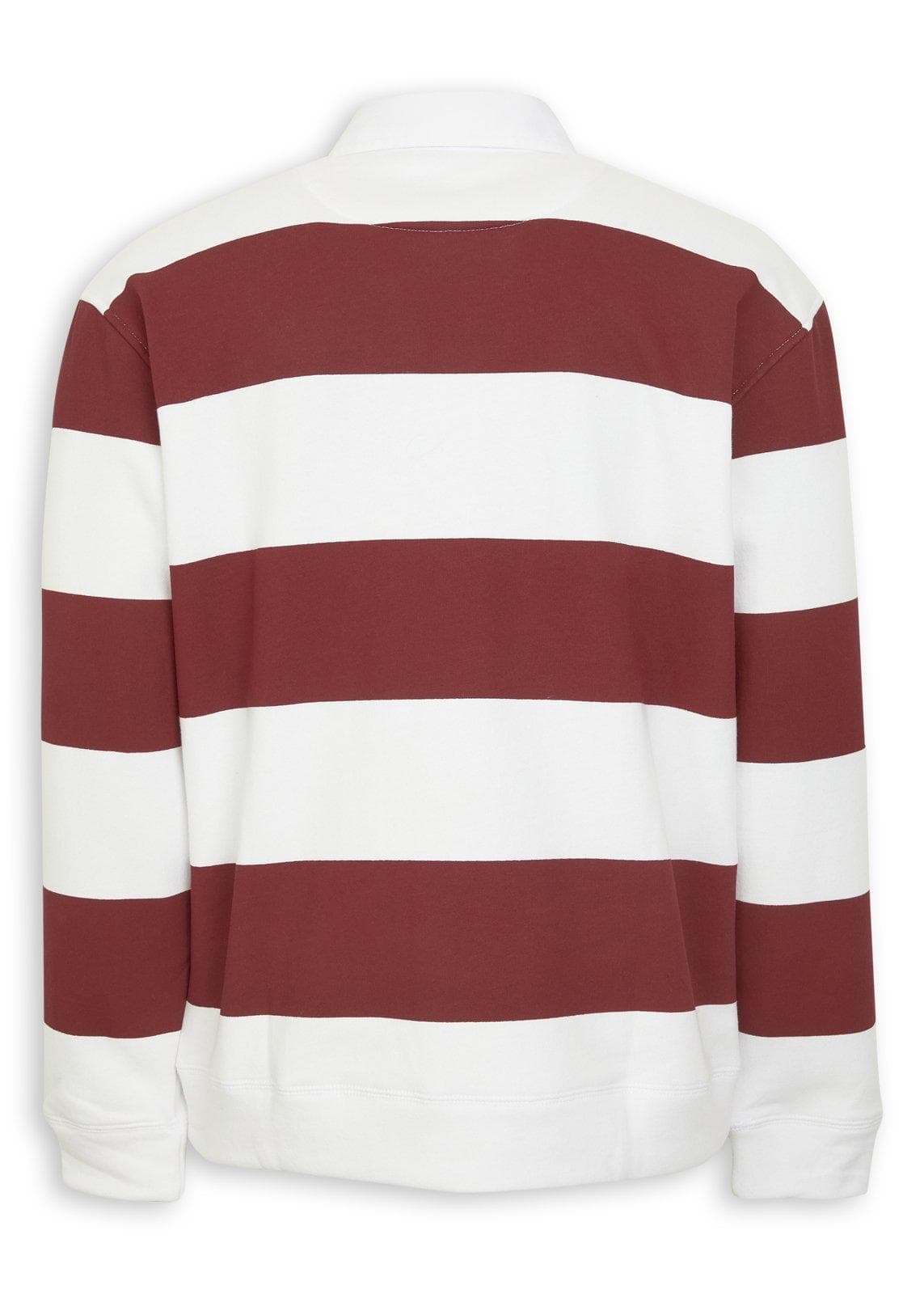 Burgundy and White Rugby Jersey, view 2