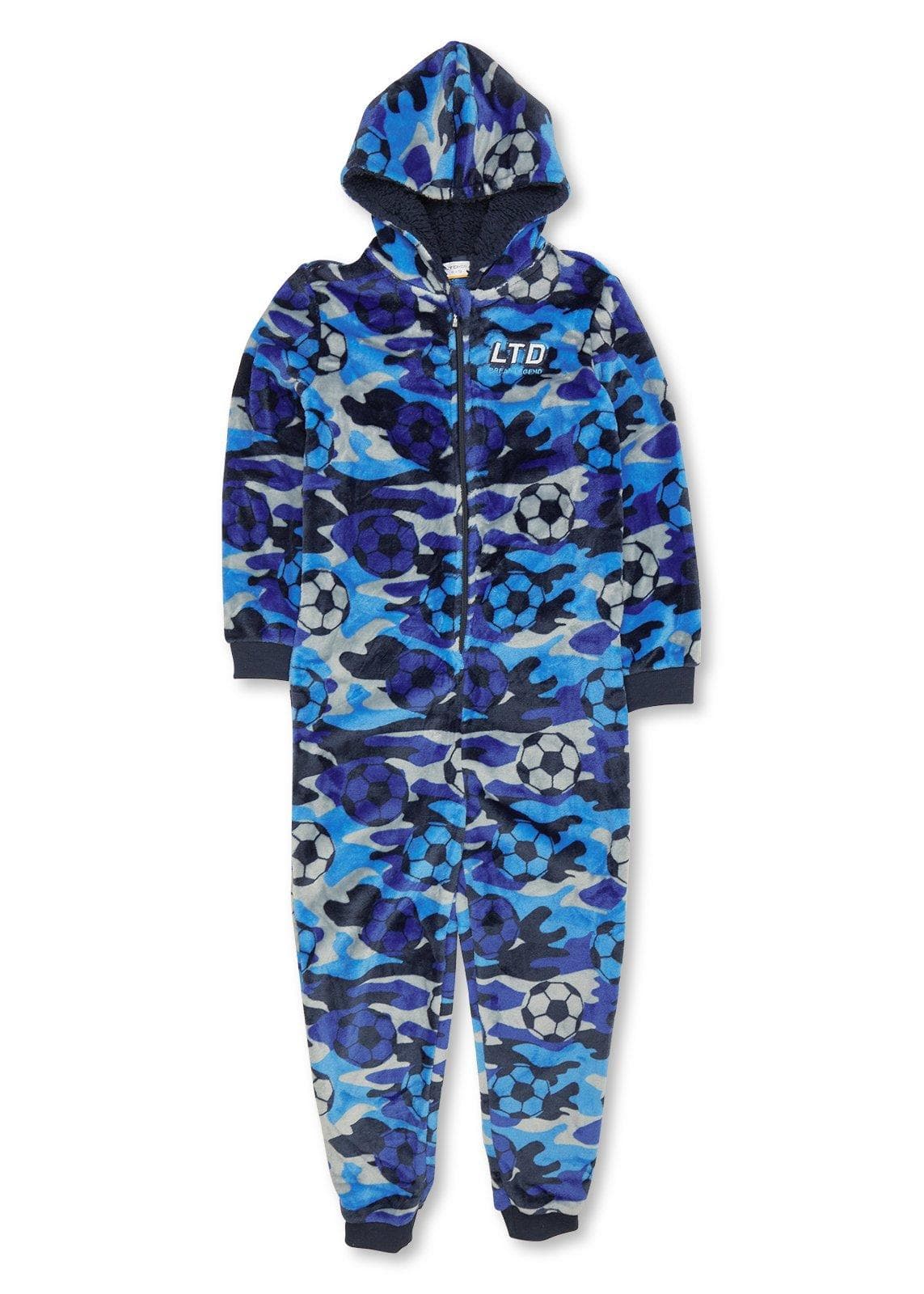 Blue Camo Print Onesie