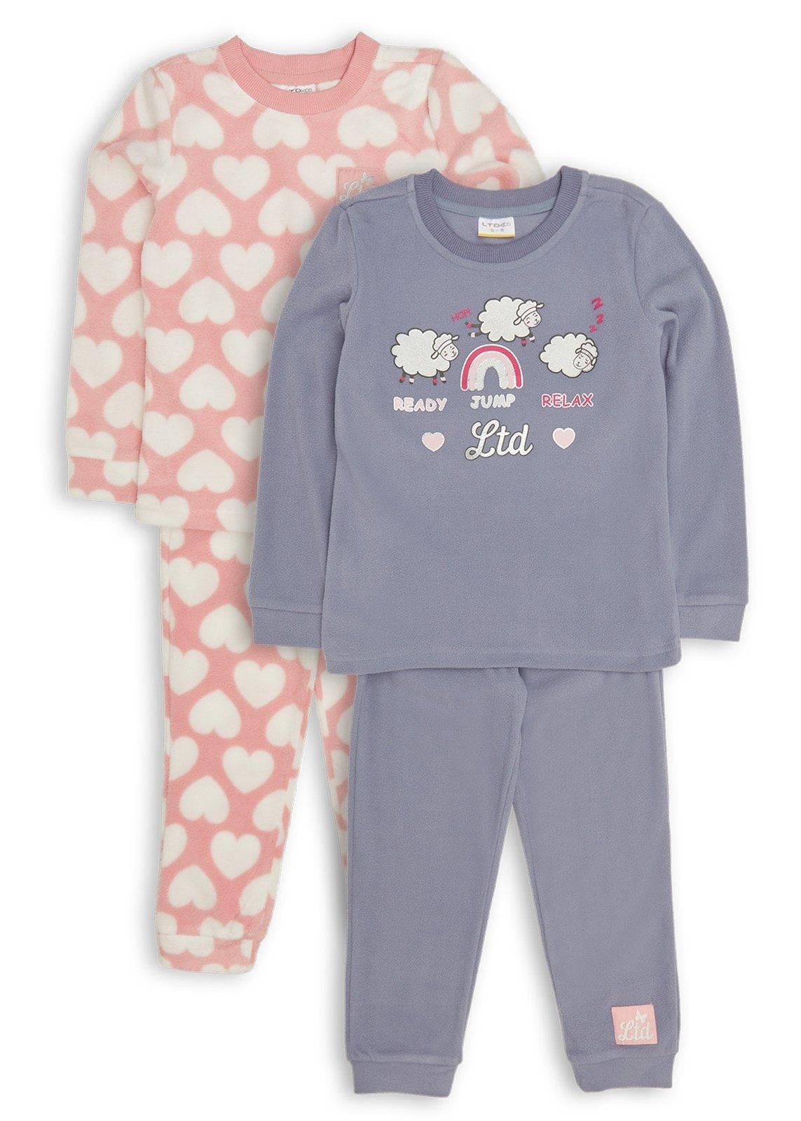 Kid Girls 2-pack Pyjama Sets