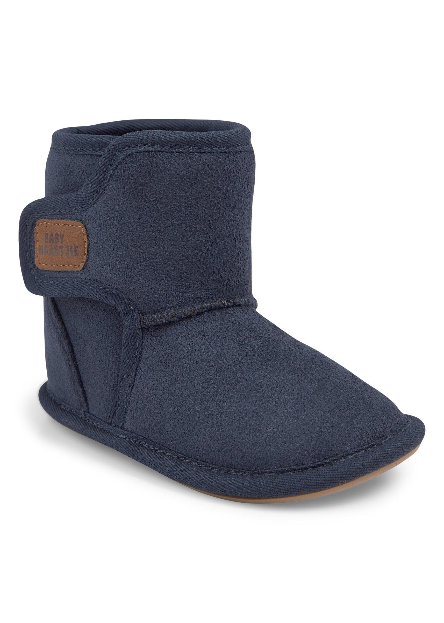Newborn Boys Navy Bootie, view 2