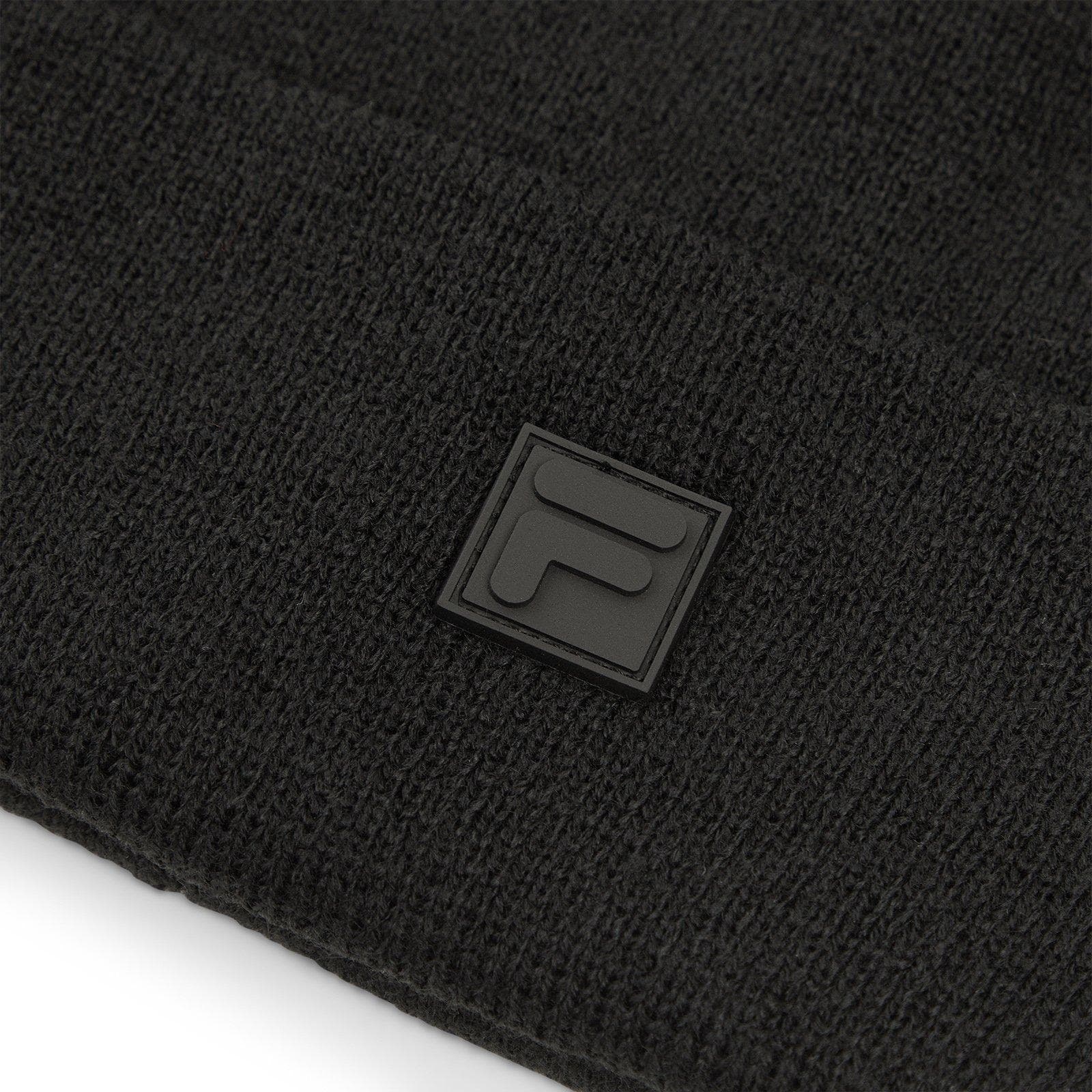 Black Spinner Beanie, view 2