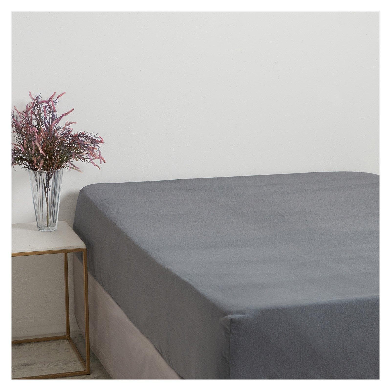 Charcoal Grey Winter Fitted Sheets