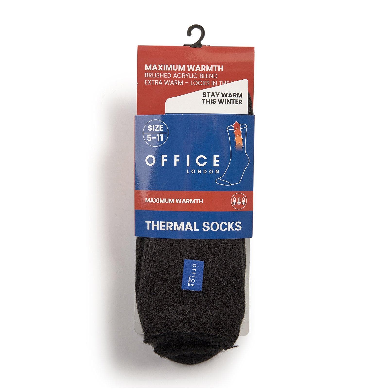Black Maximum Warmth Socks
