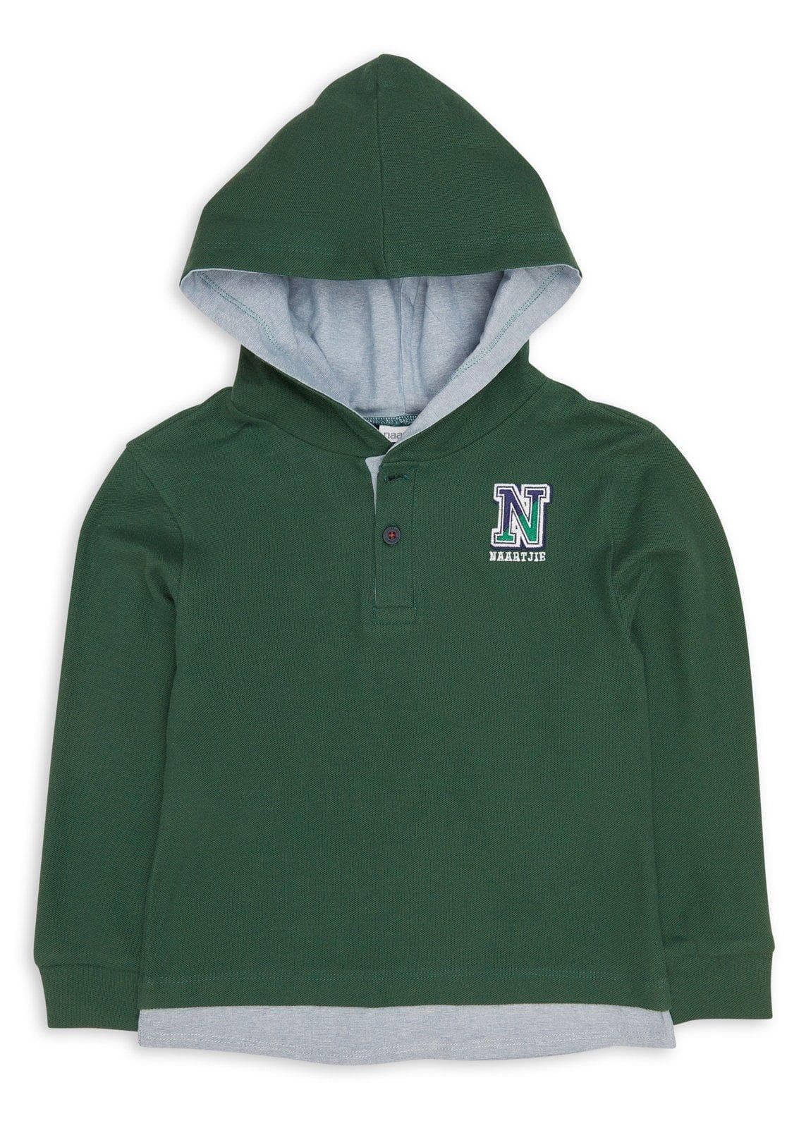 Kid Boys Green Hoodie