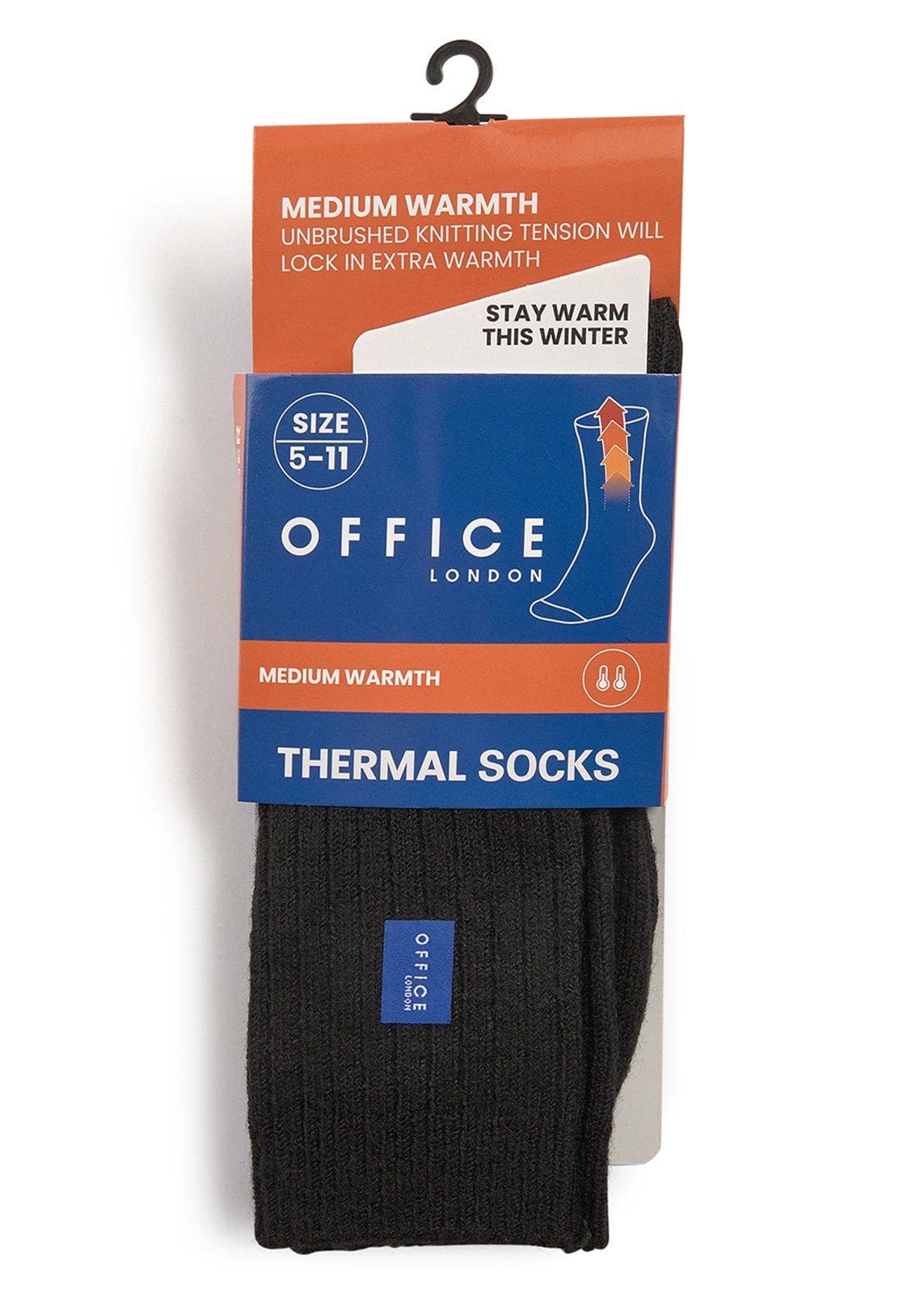 Black Medium Warmth TOG Socks
