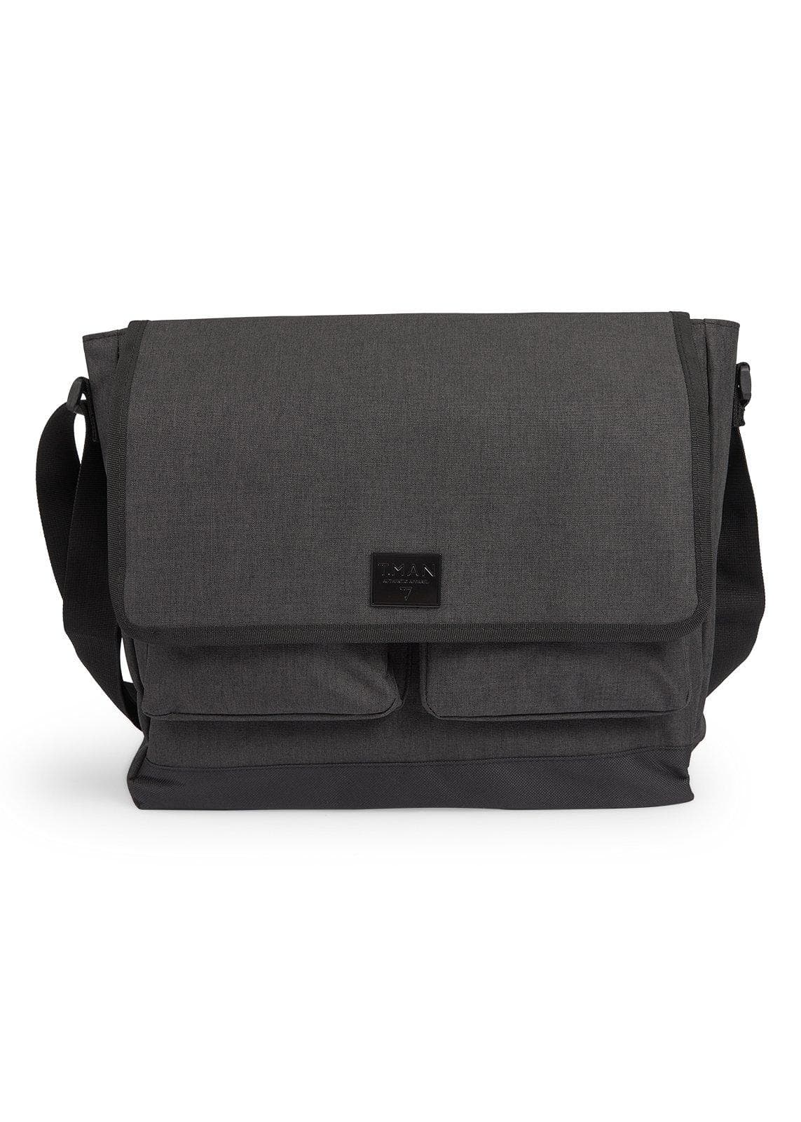 Grey Crossbody Messenger Bag