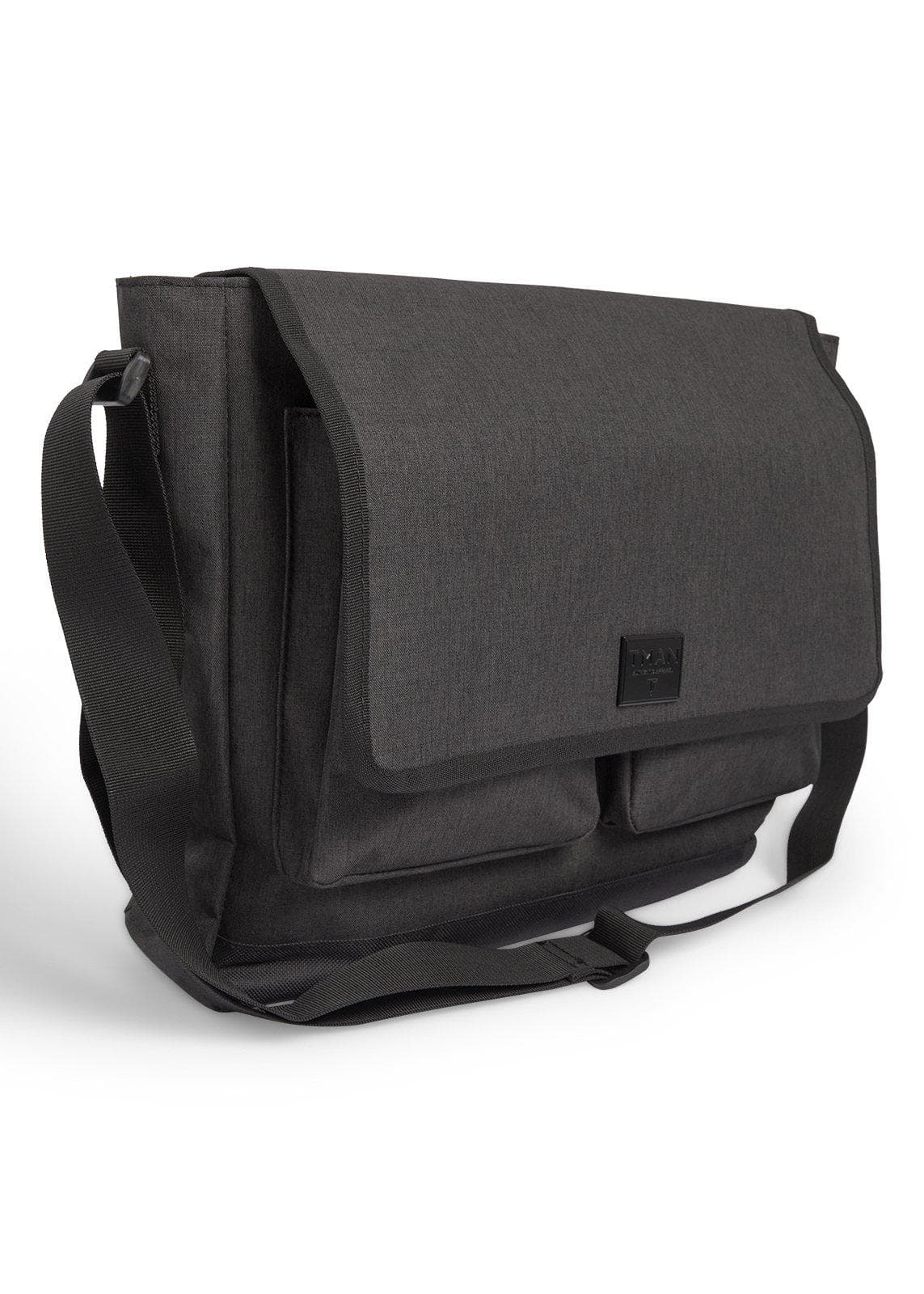 Grey Crossbody Messenger Bag, view 2