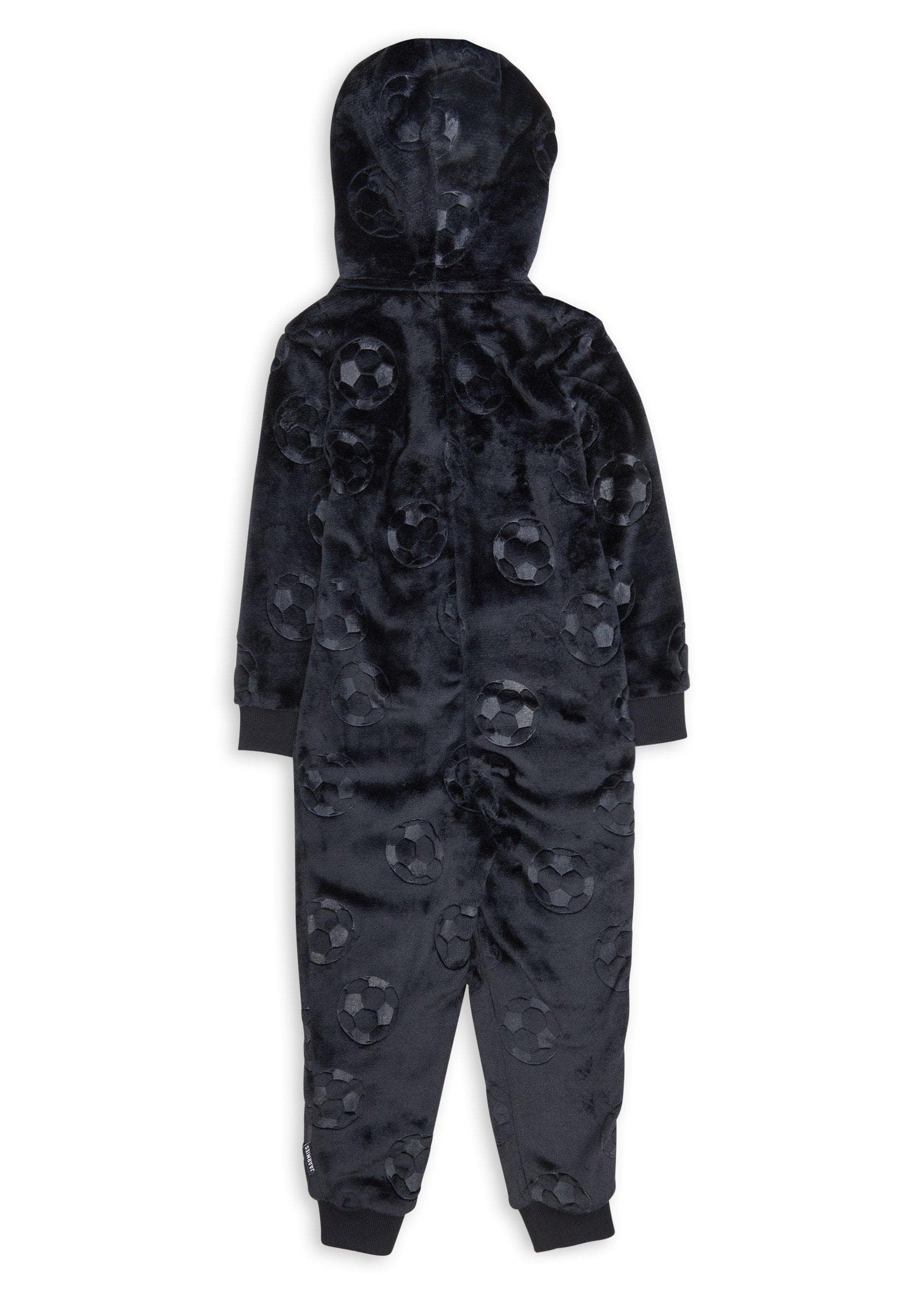 Kid Boys Navy Onesie, view 2