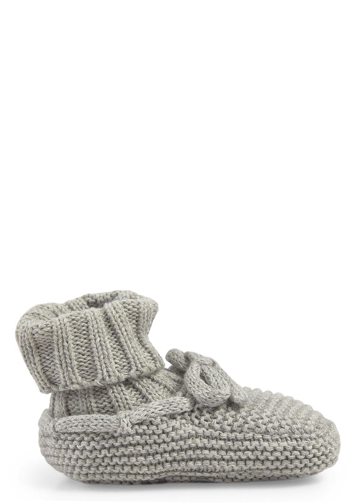 Newborn Boys Grey Booties
