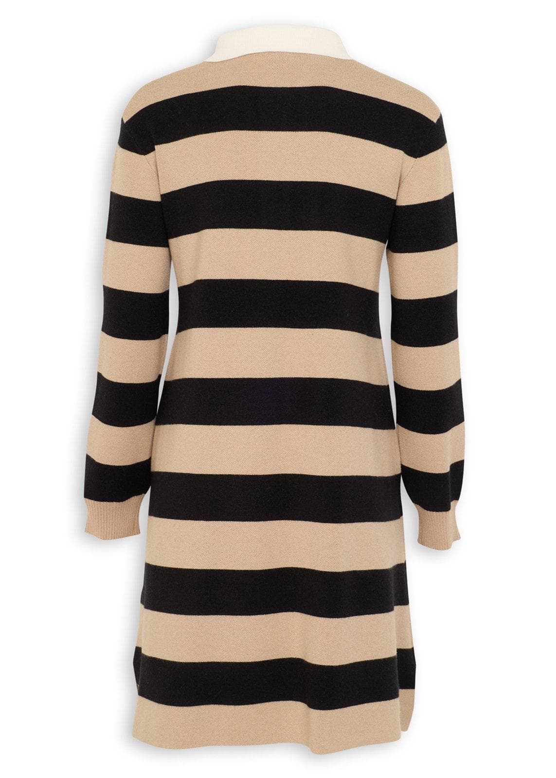 Striped Rugby Knitwear Dress, view 2