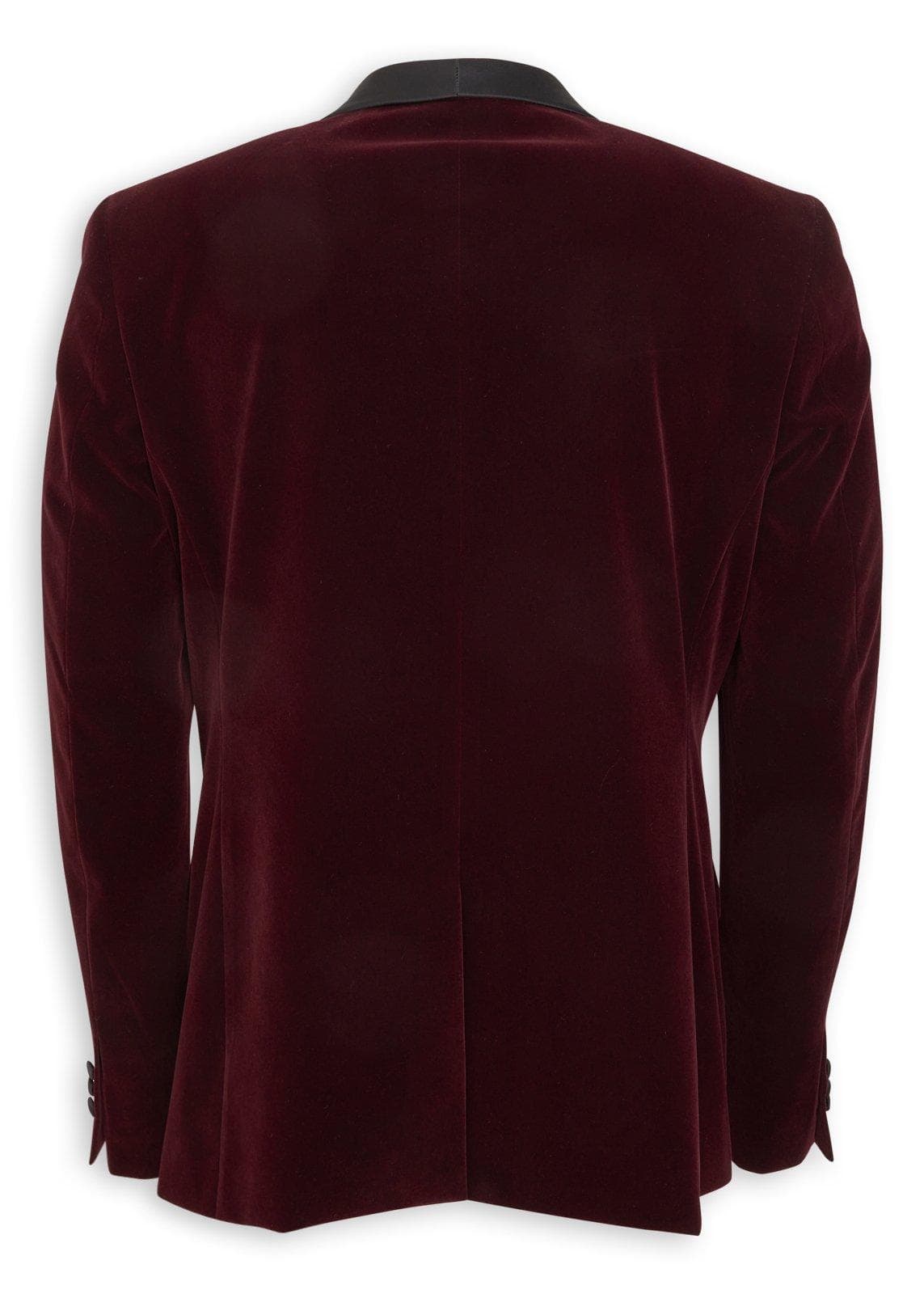 Burgundy Velour Blazer, view 2