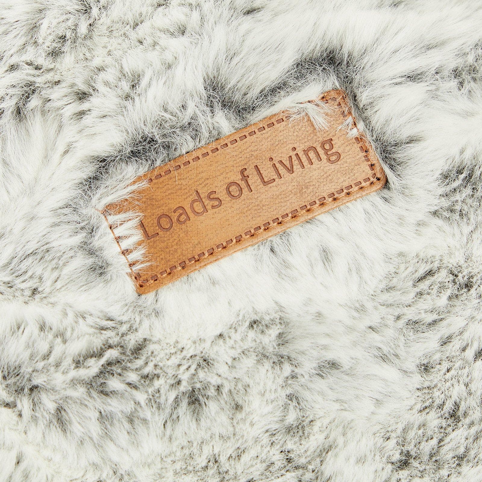 Silver Grey Faux Fur Hot Water Bottle, view 2