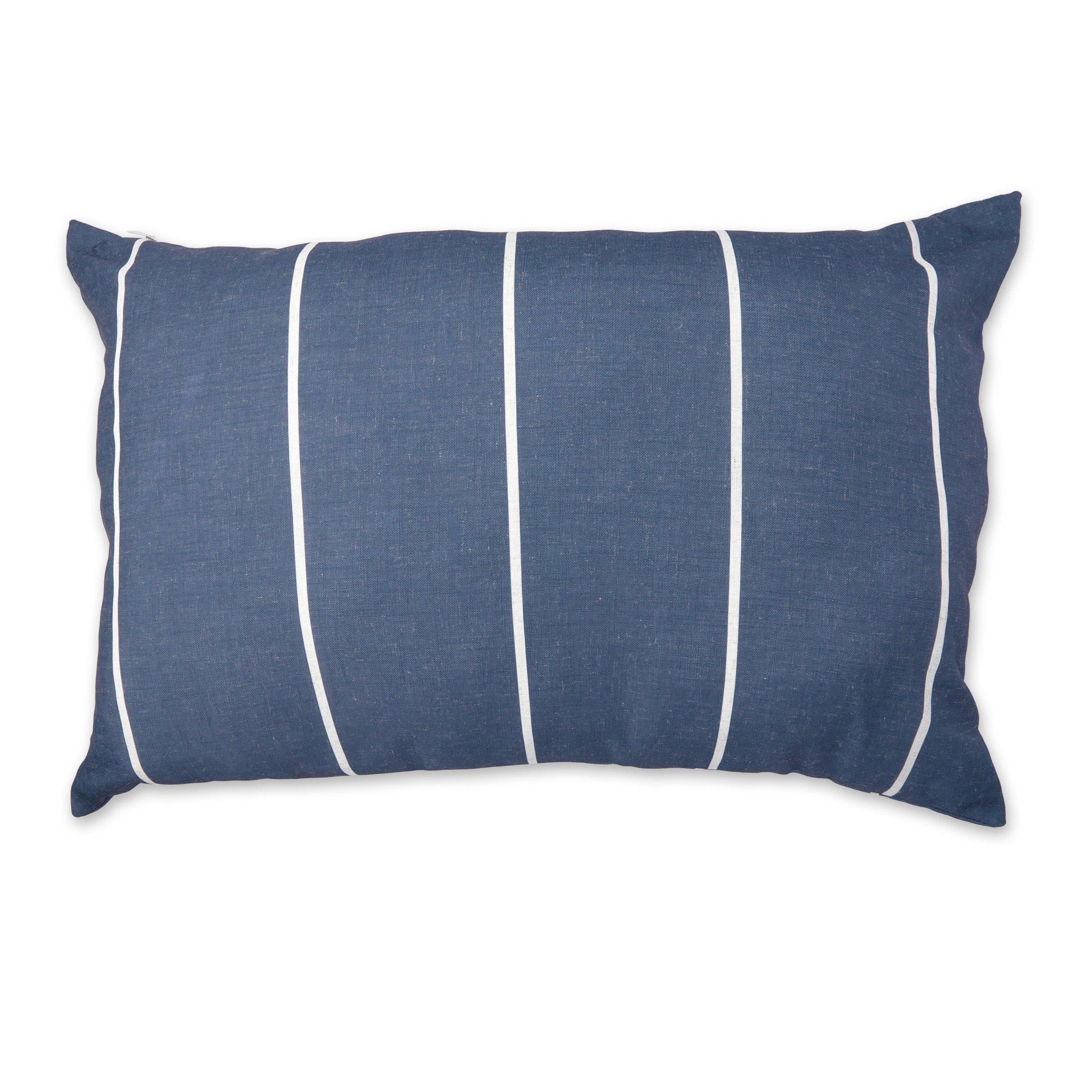 Navy Striped Scatter Cushion 60X90cm