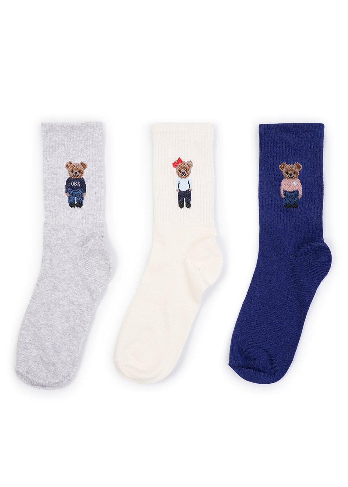 3-Pack Novelty Crew Socks